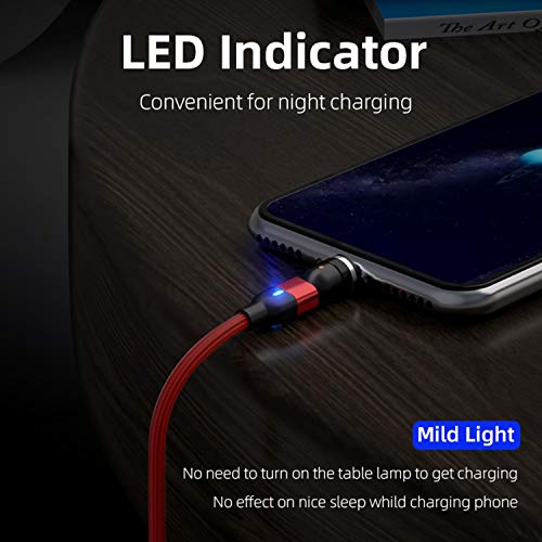 Revolutionize Your Charging with the 540 Rotation Magnetic Charging Cable Set – 7-Pack of Multi-Length Durable Nylon Braided Cables (1.6 ft to 10 ft) – 3-in-1 Compatibility for Micro USB, Type C, and Lightning Devices – Effortless 540-Degree Rotation for Fast Data Transfer and Seamless Connections – Tangle-Free, Enhanced Durability for Everyday Use