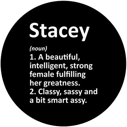 STACEY Definition Personalized Name Funny Christmas Gift PopSockets PopGrip: Swappable Grip for Phones & Tablets – Enhanced Compatibility and Speed