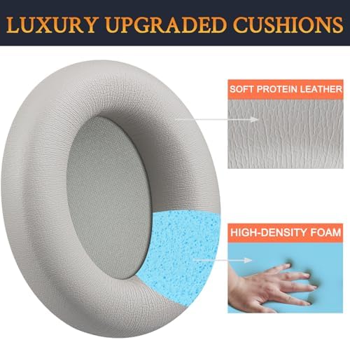 Elevate Your Audio Experience with SOULWIT Deep Brown Replacement Earpads for Beats Studio Pro Wireless Headphones – Luxurious Protein Leather Cushions with Advanced Noise Isolation Foam for Unmatched Comfort and Enhanced Sound Quality