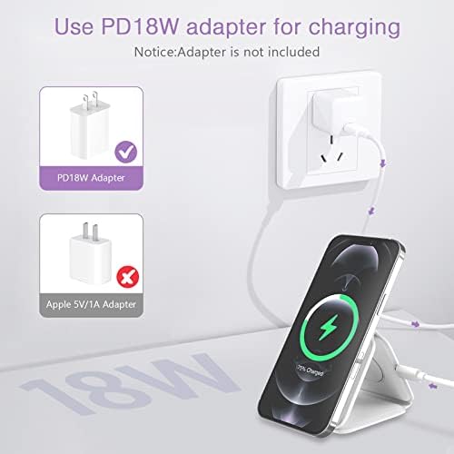 ORIA 3-in-1 Wireless Charging Station – Fast Foldable Charger Pad for i Phone 14/13/12/11/Pro/Max, Apple Watch SE/Series 9/8/7, and Air Pods – Compact Travel-Friendly Design for Effortless Device Power-Up and Maximum Compatibility
