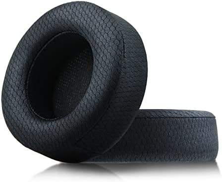 Premium Comfort Replacement Ear Pads for Corsair Virtuoso RGB Wireless SE XT Gaming Headset – Enhanced Memory Foam Cushions with Superior Breathability and Noise Isolation (Fabric Black) – Perfect for Long Gaming Sessions and Easy Installation