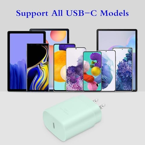 Experience Unmatched Fast Charging with the GUUSMART 2-Pack 25 W Type C Charger & 6 ft USB C Cable – Ideal for Galaxy S23 Ultra, i Phone 15 Series & More – Compact, Lightweight, and Sleek Black Design for On-the-Go Efficiency – Power Up to 3 x Faster with Enhanced Compatibility and Durability