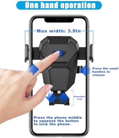 Nissan Altima, Sentra & Rogue Dash Mount Phone Holder – Premium Adjustable Cradle for Smartphones (8-Inch Screen) – Secure, Tool-Free Installation for Enhanced Driving Safety & Convenience (2019-2025)