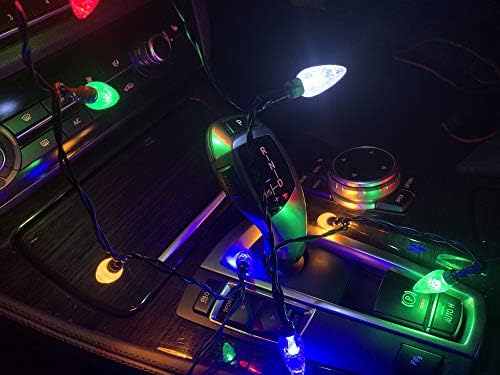 YAGE Tale LED Christmas Light Phone Charger Cord – 50 Inch USB Cable with 10 Multicolor LED Bulbs for i Phone Compatibility – Fast Charging and Festive Decor for Holiday Joy – Perfect Holiday Accessory for Students and Travelers