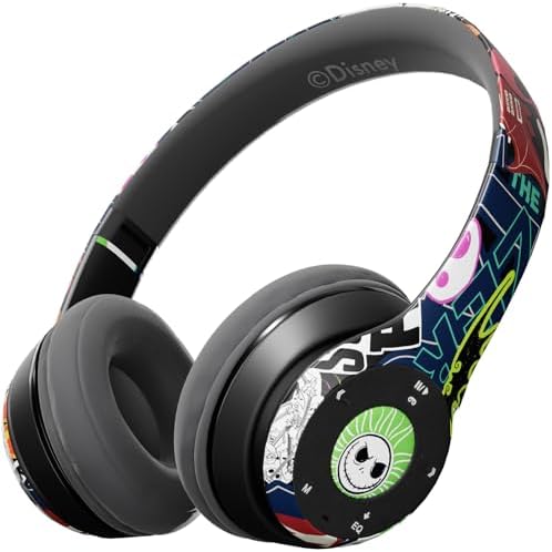 Magical Sally & Friends Bluetooth Headphones – Wireless Over-Ear Design for Kids & Adults – IJOY Nightmare Before Christmas Headset with Built-in Microphone – Exceptional Sound Quality & Universal Device Compatibility for Unmatched Audio Experience