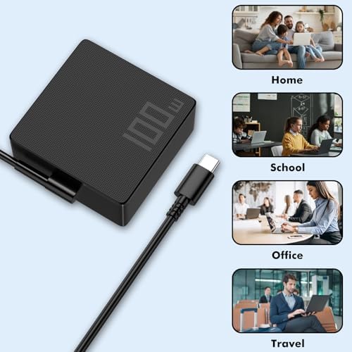 Maximize Your Efficiency with the 100 W & 65 W USB C Charger for Asus Devices – Fast Power Adapter for ROG Ally X, Flow X13, Zen Book Duo & More – Lightweight, Versatile & Safe Charging Solution for Gamers and Professionals on the Go
