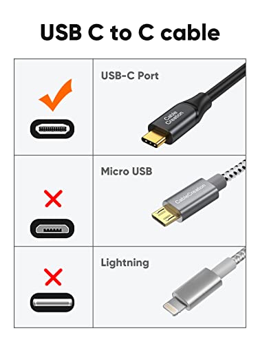 Unleash Powerful Connectivity with Cable Creation 3 ft USB C to USB C Cable – 10 Gbps Data Transfer, 4 K Video Output & 100 W Fast Charging for Mac Book, i Pad, Pixel, Galaxy, & i Phone 15/16 Pro Max – Durable & Flexible Design for Superior Performance