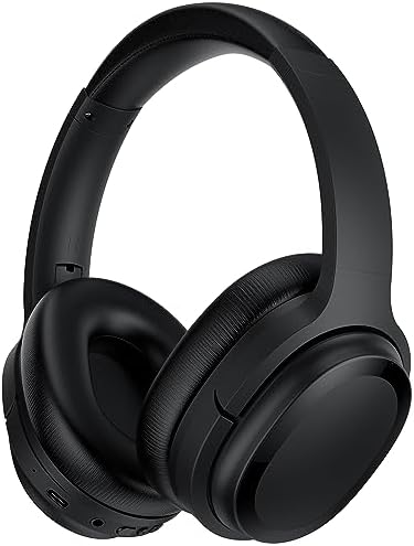 Experience Unmatched Audio Bliss with Tapaxis Hybrid Active Noise Cancelling Over-Ear Bluetooth Headphones | Enjoy Immersive Deep Bass & Crystal Clear Calls | 30-Hour Battery Life for Endless Listening | Lightweight Comfort & Bluetooth 5.2 for Effortless Connectivity | Sleek Black Design Perfect for Music Lovers & Professionals