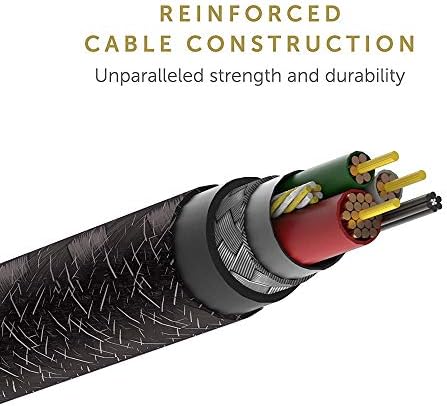 Native Union Night Cable – 10 ft Heavy-Duty USB-C to Lightning Charging Cable with Weighted Knot for i Phone 14 and Earlier – MFi Certified, Fast Charging, Stylish Zebra Design for Ultimate Convenience and Durability