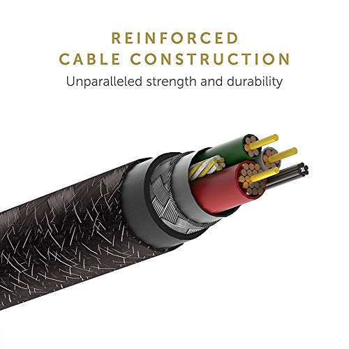 Revamp Your Charging Routine with Native Union 10 ft USB-C to Lightning Belt Cable – Ultra-Durable MFi Certified Cable for i Phone 14 Series & All Lightning Devices – Fast Charging & Data Transfer in Stylish Cosmos Finish for Enhanced Mobility and Performance