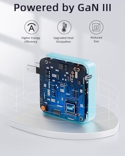 Ultimate PAEBAI+ 100 W USB-C Ga N Fast Charger: Compact, Foldable Wall Adapter for Mac Book Pro, i Phone 15/16, and Diverse USB-C Devices – 6.6 ft Durable Type-C Cable for Rapid Charging – Unmatched Versatility and Safety Features for Efficient On-the-Go Power Solutions