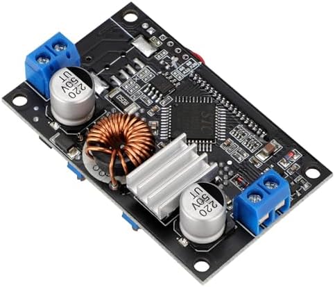 DROK Dual Pack Adjustable DC Voltage Regulator: 24 V to 12 V Step Down Converter with USB Charging Port, Versatile 6 V-32 V Input Range, 5 A Output for Optimal Efficiency and Reliable Power Management Solutions