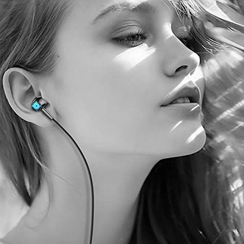 YNR 4-Pack Wired Earbuds with Integrated Microphone & Volume Control – Noise-Isolating In-Ear Headphones for i Phone, i Pad, Samsung & Google Devices (Black & White) – Perfect for School, Work, and Leisure Activities
