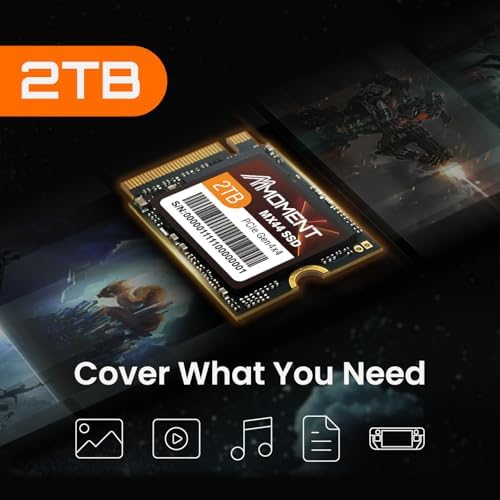 MMOMENT MT34 1 TB PCIe Gen3 NVMe M.2 2280 SSD – Supercharge Your Laptop and Desktop Performance with Blazing Fast 2000 MB/s Read Speeds for Gaming, Video Editing, and Efficient Data Management | Upgrade Your Storage Experience with Enhanced Compatibility and Reliability