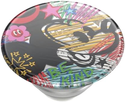 Minnie & Daisy Pop Socket Phone Grip with Versatile Kickstand – Stylish Adhesive Cell Phone Holder for One-Handed Use – Universal Compatibility with i Phone, Samsung & More – Swappable Design for Customization and Wireless Charging Friendly – Anti-Drop Technology for Enhanced Security – Perfect for On-the-Go Users