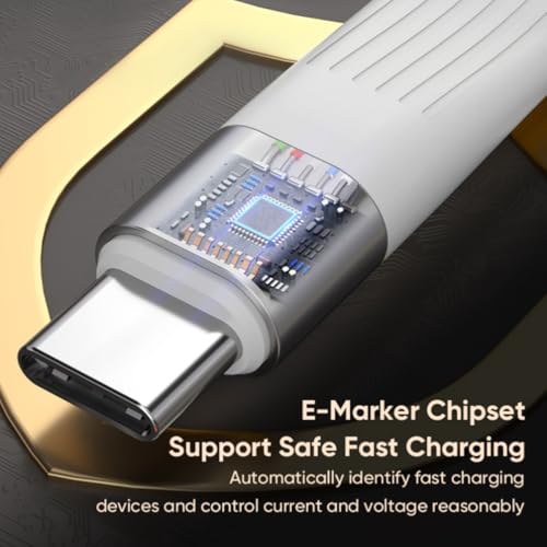 USB 4.0 Date Cable Portable Keychain 0.42ft, 240W 5A Fast Charging USB C Cable, 40Gbps Data Transfer, 8K 60Hz Video Display for iPhone 16 15 Pro Max, iPad, Thunderbolt 4/3, Hub, External SSD (Black) – Enhanced Compatibility and Speed