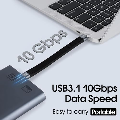 Ultra-Fast 8.5-Inch USB C Cable – Thunderbolt 4 Type-C C to C with 40 Gbps Data Transfer & 240 W PD Fast Charging – 8 K@60 Hz Video Output Compatible with i Phone 16 Pro Max, Mac Books & External SSDs – Perfect for Travel & Efficient Workspaces