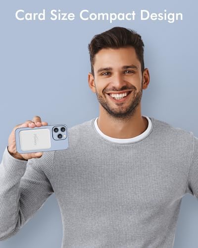 Podoru Mag Safe 5000 m Ah Portable Power Bank – Wireless Magnetic Charger with 20 W PD Fast Charging for i Phone 12 to 16 Series – Sleek, Lightweight Design for Effortless On-the-Go Charging – Includes Type-C Cable for Enhanced Versatility and Compatibility