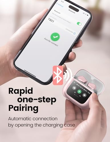 Ultimate Bluetooth 5.3 Wireless Earbuds – Experience Superior Deep Bass with 50-Hour Playtime, IPX7 Waterproof Design for Enhanced Durability, Featherlight In-Ear Fit for All-Day Comfort, Integrated Microphone for Clear Hands-Free Calling, Effortless Compatibility with i OS & Android Devices – Ideal Gift for Music Enthusiasts and Fitness Lovers