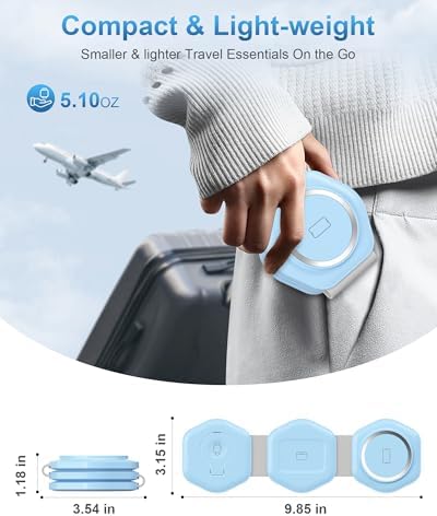 Ultimate 3-in-1 Magnetic Wireless Charging Station for Apple Devices – Foldable Travel Charger for i Phone 16/15/14/13/12 Pro Max, Apple Watch & Air Pods – Fast, Efficient, and Stylish Power Solution for On-the-Go Charging