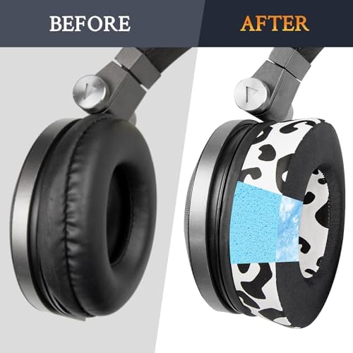 Transform your JBL Synchros with SOULWIT Snow Leopard Cooling Gel Earpads – Ultimate Upgrade for E50, E50 BT, S500, S700 Wireless Headphones – Unmatched Noise Isolation and Comfort for Extended Listening Adventures