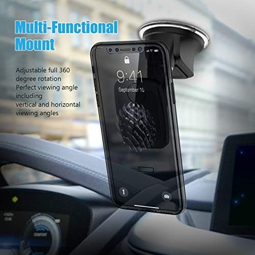 Wix Gear Universal Magnetic Dashboard Car Mount Holder – Premium Windshield & Dashboard Phone Mount with Strong Gel Adhesive for Enhanced Stability & Seamless Navigation Experience