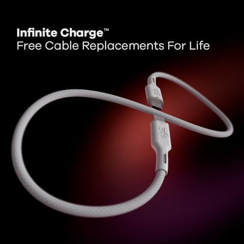 360 Electrical USB-C to USB-C Charging Cable – 5ft, Tangle-Free, Fast Charge Compatible, Ultra-Flow™ Braided, Durable Design – Enhanced Compatibility and Speed
