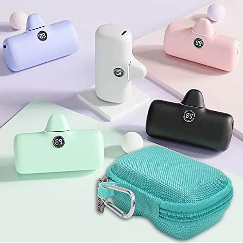 Khanka Premium Hard Travel Case for i WALK, Charmast, KKD, Abnoys, VEGER, Taegila Portable Chargers – Shockproof Storage Solution for 3350-8000 m Ah Power Banks (Blue) – Ultimate Protection and Organization on the Go