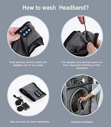 Revolutionize Your Rest with the Bluetooth Noise-Cancelling Sleep Headband – Ultimate Comfort Meets Stylish Functionality for Insomnia Relief, Travel, and Active Lifestyles – Ideal for Yoga and Leisure with Ultra-Thin Speakers in Sleek Black & Grey