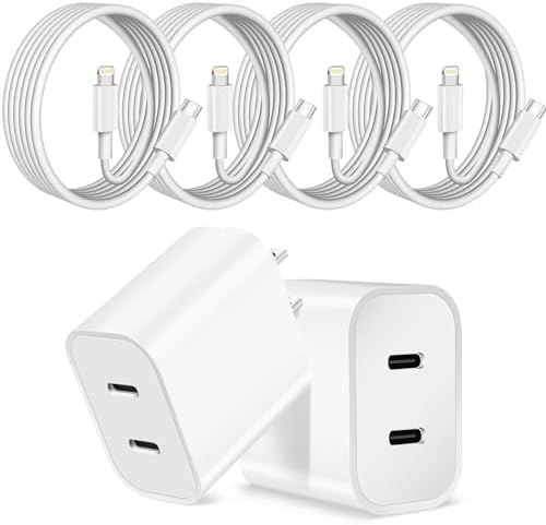 Revolutionize Your Charging Routine with the Dual-Port Fast Charging Block for i Phone 16/15 – 6 FT USB-C Cable Included – Perfect for i Phone 16 Pro Max, 16 Pro, 16 Plus, 15 Pro Max, 15 & i Pad Pro – Compact, Efficient & Reliable Power Solution for Home and On-the-Go Charging