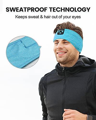 Fulext Bluetooth Sleep Headphones Headband – Ultimate Comfort for Side Sleepers, Thin HD Stereo Sound Quality – Ideal for Insomnia Relief and Travel Convenience – Perfect Gift for Men and Women – Enhanced Compatibility, Long-Lasting Battery Life for All Night Relaxation