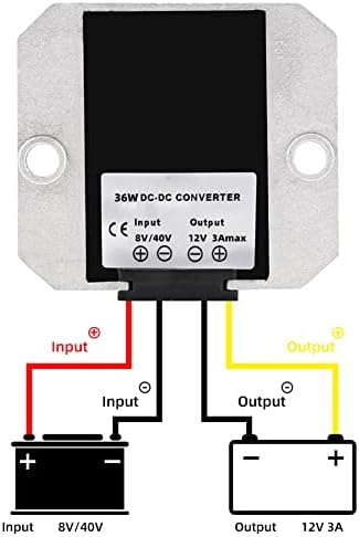 High-Efficiency DC/DC Voltage Booster – Transform 12 V to 48 V for Automotive and Marine Use, 5 A 240 W Power Supply Module, Compact Voltage Regulator with Overcurrent Protection for Enhanced Electrical Systems in Cars, Boats, and Trucks