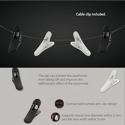 Premium CE10 S Noise-Isolating In-Ear Headphones with Hi-Fi Stereo Sound, Built-in Microphone, and Universal Smartphone Compatibility – Ergonomic Design for Ultimate Comfort and Immersive Listening Experience in Sleek Black Finish
