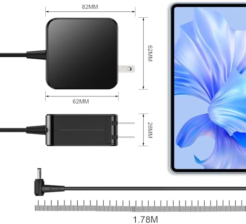 Lenovo 45 W Universal Laptop Charger – Fast Charging AC Adapter for Ideapad, Yoga, Flex Series – 100% Compatible with Models 1, 3, 5, 310, 320, 330, 510 – Enhanced Safety Features with FCC & Ro HS Certification – Ideal for Home and Office Use – 12-Month Warranty – Reliable Replacement for Original Lenovo Power Adapter