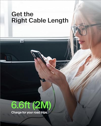 Enhance Your Charging Experience with the Belkin Boost Charge Braided USB-C to USB-A Cable – Fast, Reliable, and Versatile for i Phone 16, Samsung Galaxy S25, Google Pixel 9 & 8, i Pad Pro, Nintendo Switch 2, and Carplay – 3.3 ft Durable Design with Value 2-Pack for Optimal Performance and Longevity
