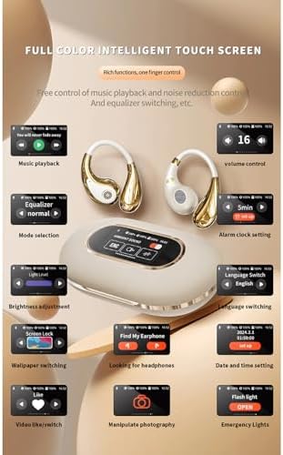 Revolutionize Your Communication with AI-Powered Translation Earbuds – Effortless Multilingual Conversations, Smart Touch Controls, and Open Ear Design for Enhanced Awareness – Perfect for Travelers and Professionals with All-Day Comfort and Extended Battery Life for Seamless Music, Calls, and Real-Time Language Translation.