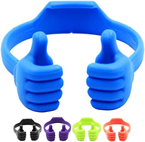 Versatile 5-Pack Honsky Multi-Angle Cell Phone and Tablet Stands – Stylish Thumbs-Up Design for Effortless Viewing – Universal Cradle for Secure Device Support at Home or Office – Ideal Black Finish Smartphone and Tablet Holder for Ultimate Convenience