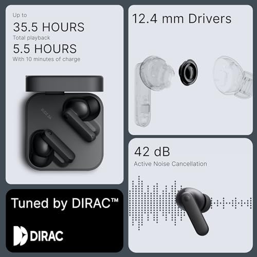 Revolutionary CMF Buds 2 A Wireless Earbuds – 2025 Edition Featuring 42 d B Hybrid Active Noise Cancellation and 12.4 mm Dynamic Bass Drivers for Unmatched Sound Quality – IP54 Waterproof for Sport Enthusiasts with Clear Voice Technology for Crystal-Clear Communication – 8-Hour Playtime with Quick Charge for Uninterrupted Audio on the Go – Customizable EQ Profiles via Nothing X App for Tailored Listening Experiences – Ergonomic Design with Lanyard-Ready Case for Active Lifestyles – Perfect for i Phone & Android Users Seeking Advanced Performance and Seamless Gaming Connectivity – Elevate Your Audio Journey with Cutting-Edge Features and Enhanced Compatibility