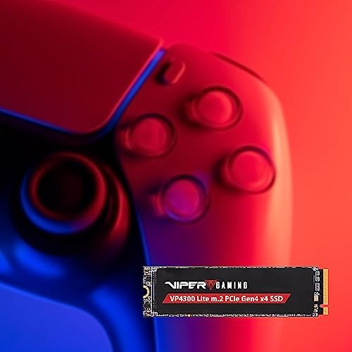 Boost Your Gaming Performance with the Patriot Memory Viper VP4300 Lite 500 GB M.2 PCIe Gen4 x4 SSD – Ultimate PS5 Compatibility and Lightning-Fast Speeds for Unmatched Gameplay Experiences