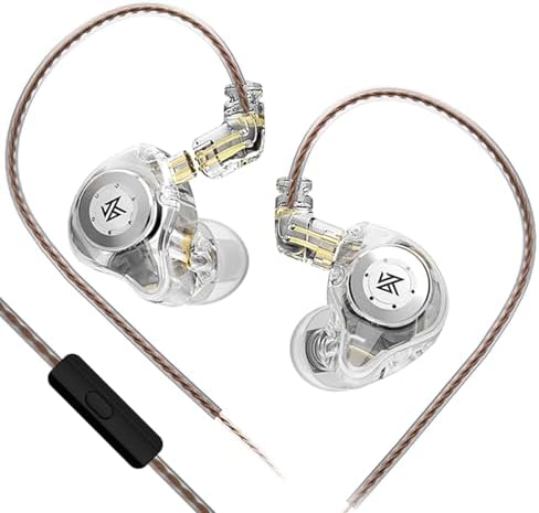 KZ EDX Pro Hi-Fi Gaming Earbuds – Unmatched Audio Clarity with Deep Bass for Gamers & Audiophiles – Customizable Detachable Cable for Long-lasting Performance – Ergonomic Design for Prolonged Comfort – Seamless Compatibility Across All Devices – Transform Your Sound Experience with Premium Quality