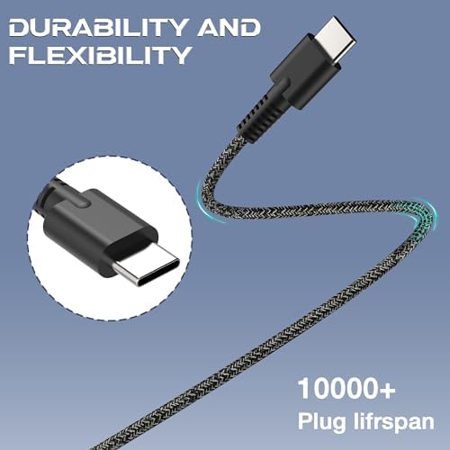 Efficient 65 W USB-C Fast Charger for HP Spectre & Elite Book – Universal Compatibility with Superior Power Delivery for Swift Charging – Perfect for Home, Office, and Travel – Compact Laptop Power Adapter with Optimal Voltage Range and Reliable Performance