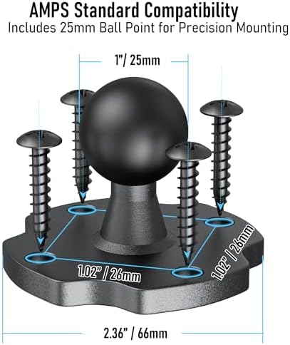 Premium Heavy Duty Tablet Mount for Trucks and Vehicles – Versatile Drill Base Holder for 4.7″-12.9″ Tablets, i Pads, and Smartphones – Durable Aluminum Arm for Maximum Stability – Adjustable Viewing Angles for Safe Navigation and Entertainment – Easy Installation for Dashboard, Walls, and Boats – Perfect Accessory for Road Warriors and Travelers