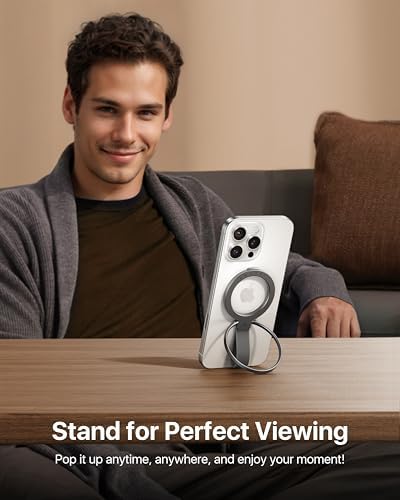 Elevate Your Mobile Usage with the Andobil 2025 Magnetic Phone Grip Holder – Unmatched Stability for i Phone 16 Pro Max Plus, 15/14/13/12 & Android Devices, Stylish Purple Finish – Ergonomic Ring Stand & Kickstand for Effortless Hands-Free Functionality and Seamless Mag Safe Compatibility