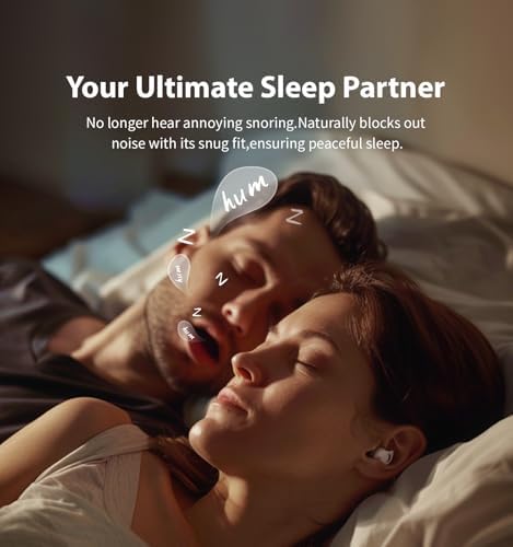 Transform Your Sleep with Innovative Bluetooth 5.3 Sleep Earbuds – Ergonomically Designed Invisible Headphones for Side Sleepers – Advanced Noise-Cancellation for Optimal Rest – Ultra-Lightweight Comfort for Undisturbed Sleep Sessions