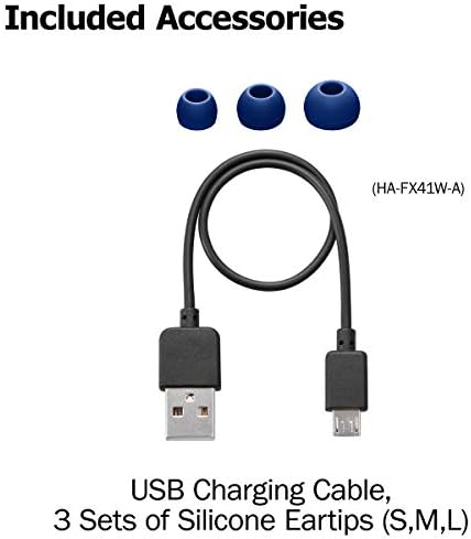 JVC Air Cushion Bluetooth 5.0 Wireless Earbuds – IPX4 Water Resistant, 24-Hour Battery Life, 3-Button Remote with Mic for Effortless Control – Sleek Black Design for Comfort and Durability, Ideal for Sports and Daily Use