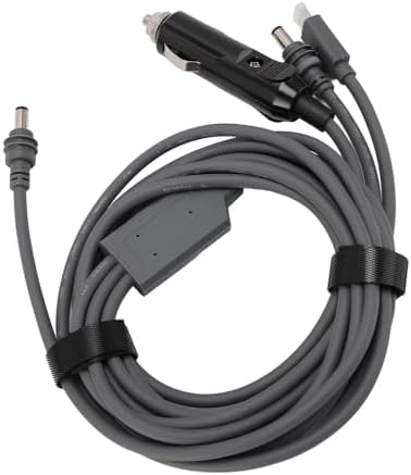 Zunate 3-in-1 Mini Cable for Mini Power, High Speed USB C/DC to DC/Car Charger Adapter Cord Replacement Cable, Accessories (20m) – Enhanced Compatibility and Speed