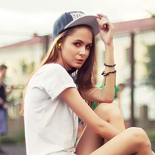 High-Resolution Dual Driver Hybrid Earphones with Mic – Superior In-Ear Sound Experience for Smartphones, PCs & Tablets – Tangle-Free Flat Noodle Cable – Lightweight Comfort & Dynamic Bass – Premium Audio Quality in Vibrant Yellow