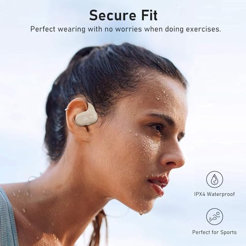 YMOO Open Ear Wireless Bluetooth 5.2 Headphones – Superior Comfort Sweatproof Air Conduction Earbuds, 34-Hour Playtime, Ultra-Low 40 ms Latency for Gamers and Fitness Enthusiasts, Impressive Hi-Fi Sound Quality, Lightweight and Secure Design for Ultimate Awareness (Black)