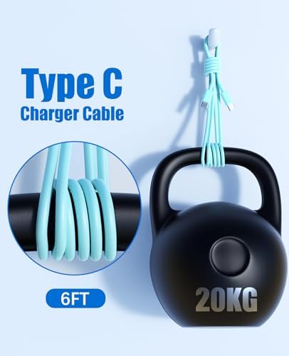 Ultra-Fast 40 W Dual-Port USB-C Charger with 4 Premium 6 FT Cables | Perfect for i Phone 16/15 Pro Max, i Pad Pro & Samsung S24 | Compact, Travel-Ready Design for Effortless Charging | Experience Rapid Power Delivery & Versatile Compatibility for All Devices