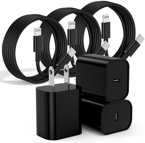 Ultra-Fast 3 FT USB-C to Lightning Charger Cable for i Phone 14, 13, 12, Pro Max & More – Certified High-Speed Charging, Enhanced Durability, and Universal Compatibility for Efficient Power Delivery – Perfect for Home, Office, and Travel Use